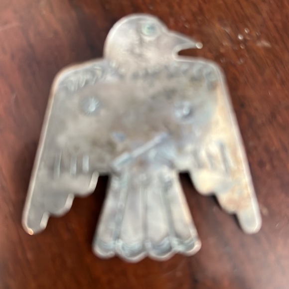 Native American unmarked probably sterling(cleans up like sterling but unmarked - Picture 2 of 7